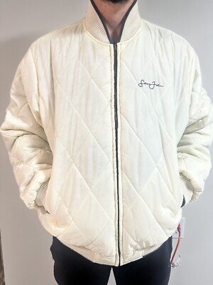 Vintage Y2K Sean John Reversible Brown & White Quilted