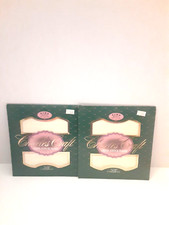 Lot of 2 Charles Craft Counted Cross Stitch Fabric 18 Count Fiddlers 12" x 18"