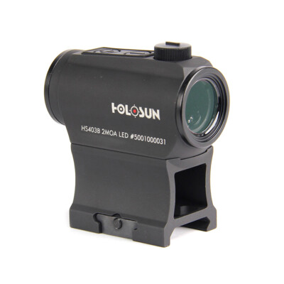Holosun 2 Moa, 50,000 Hr Battery, Hi/Low Mount, Waterproof, Shake Awake, Side Mo