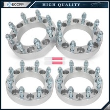 4 Pcs 1.5 8x6.5 To 8x170 Conversion Wheel Adapters For Chevy Gmc To Ford 8 Lug