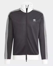 Adidas Adicolor Beckenbauer Track Jacket Black White Mens M dium New W Tags