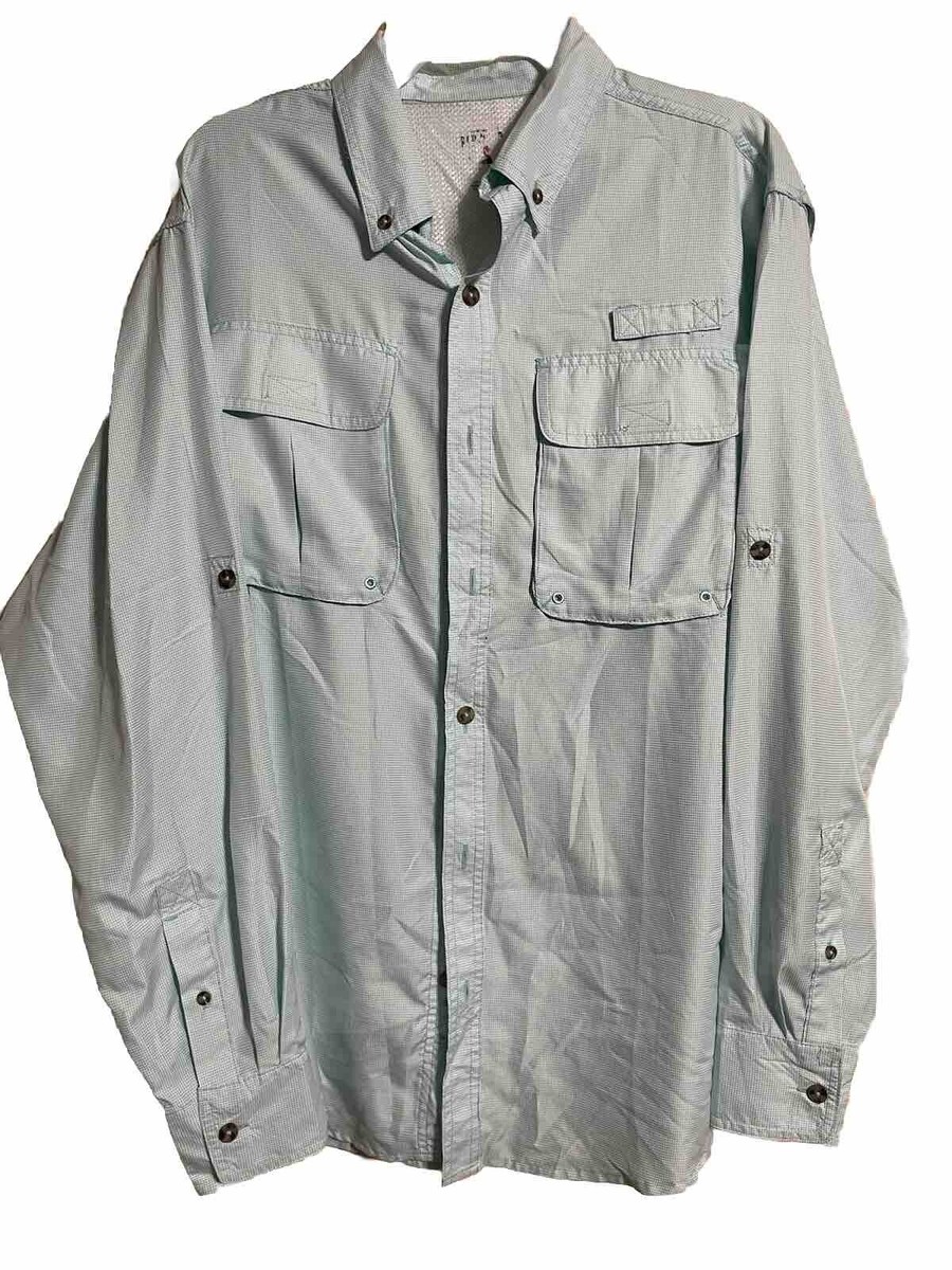 Chemise De Pêche RedHead Homme 3XL – Bleu Ripstop, Occasion Parfait État