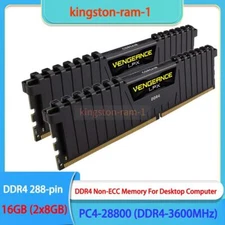 Vengeance LPX 16GB (2x8GB) DDR4 3600 MHz (PC4-28800) DIMM Non-ECC Memory 288-pin