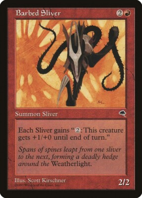 Tempest Barbed Sliver MTG Magic the Gathering NM