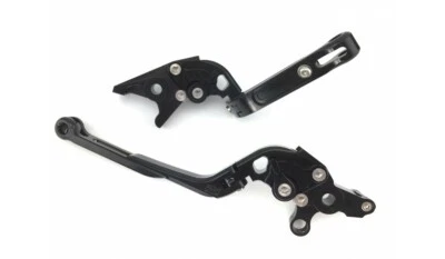 Paire Leviers Repliables Noirs Pour HONDA Crossrunner 800 VFR X RC80 2015-2017 - Photo 1/4