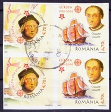 Romania 2005 Used Imperf 4s, Christopher Columbus Explorer, Ships, Odd - (Imp) 