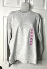 Members Mark French Terry Crewneck Sweatshirt - Size Small - Heather Gray - NWT