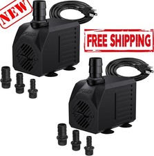2 Packs 550GPH Submersible Pump 30W Ultra Quiet Fountain Water Pump