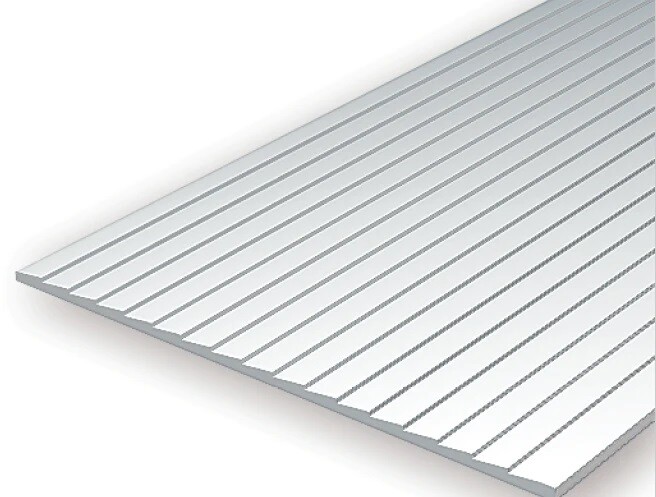 Evergreen EG4041 Clapboard Siding .040 Spacing (1.0mm) Plasticard Sheet