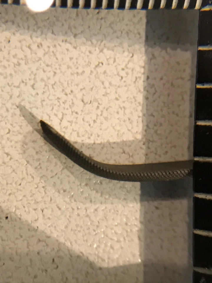 6-1/2" Die Sinker's Riffler File, Style 4, 2 Cut,New Vallorbe-Glardon-Nicholson - Image 2 of 4