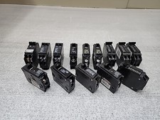 Lot Of 14 Assorted Breakers Siemens/ Square D/Murray 1-2 Pole 20A / 15A