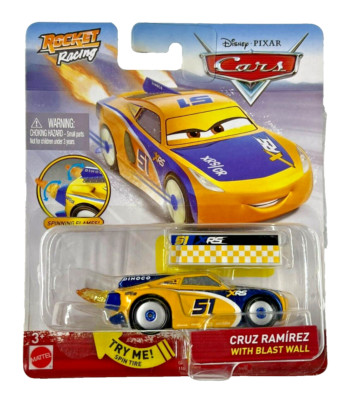 Cars 3 Rocket Racing Cruz Ramirez Racer Blast Wall Disney Pixar Diecast Neu