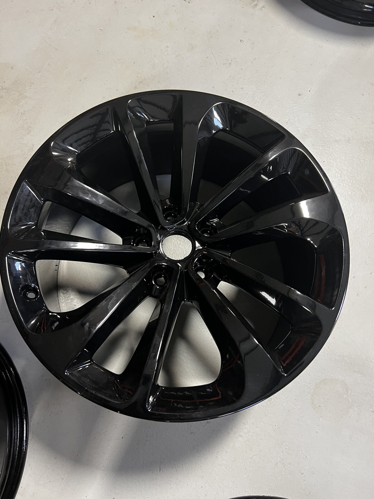 (4) BENTLEY BENTAYGA OEM FACTORY 21" WHEELS RIMS NEW GLOSS BLACK 5X130
