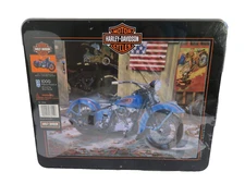 F.X. Schmid Harley Davidson Puzzle "At Your Service" in tin Scott Jacobs NEW