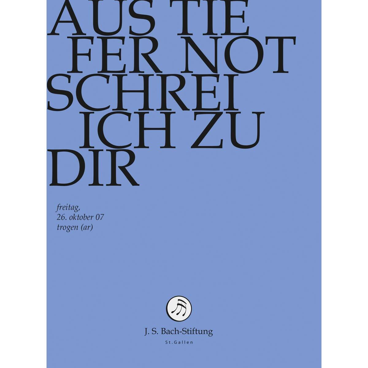 Aus Tiefer Not Schrei Ich zu Dir (DVD) J.S.Bach-Stiftung Lutz Rudolf