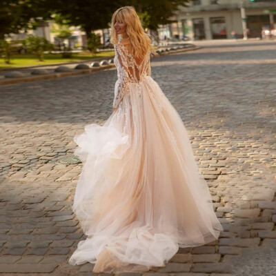 Sexy Champagne Mermaid Wedding Dresses Luxury Tulle Bridal Gown Detachable Skirt | eBay Sexy Champagne Mermaid Wedding Dresses Luxury Tulle Bridal Gown Detachable Skirt | eBay