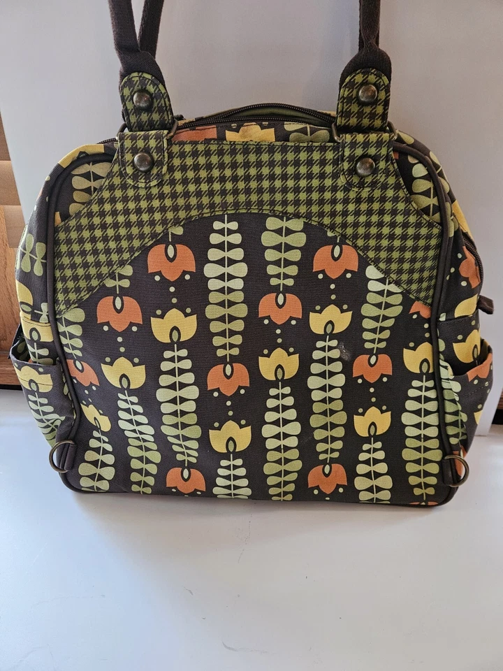 Petunia Pickle Bottom Sashay Satchel Diaper Bag Adoring Autumn EUC - Image 3 of 4