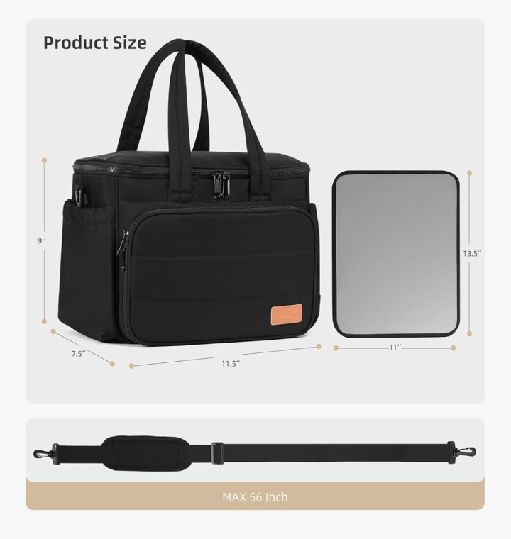 Breast Pump Bag Compatible with Spectra S1 and S2, Pumping Bag with Waterproof