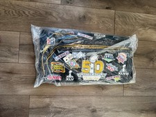 Super Bowl 50 Duffel Bag with 49 Previous Superbowl Patches Embroidered NWTs
