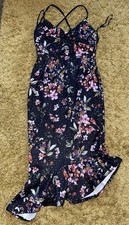 NWT Womens ASOS Dress, Size 10, Floral, A-Line, Strappy, Lightweight