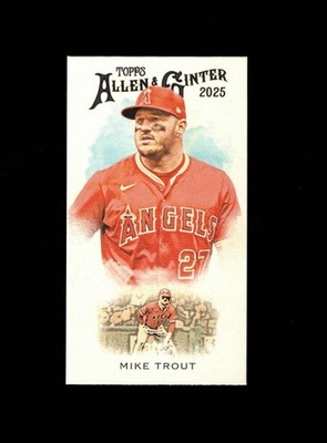 Mike Trout - 2025 Topps Allen & Ginter 1889 N22 Mini #N222-15 FREE SHIPPING!!