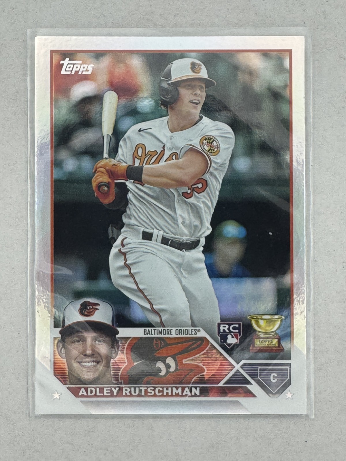 2023 Topps ADLEY RUTSCHMAN #250 (RC) - Rainbow Foil - ORIOLES