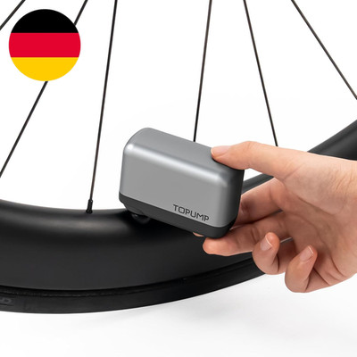 TOPUMP Ohne Anzeige Mini-Fahrradpumpe, Tragbare Elektrische Fahrradpumpe, Ultrak