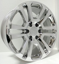 Chevy 20 Chrome Split Spoke Wheels Rims For 2000-2026 Silverado Tahoe Suburban