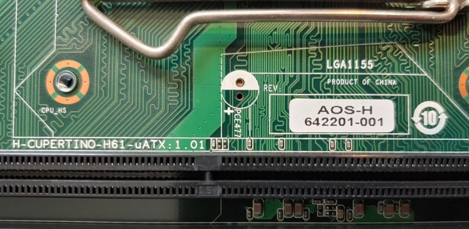 HP PRO 3300 LGA 1155 Motherboard + i3-2120 3.3GHz CPU & B/Plate 642201-001 - Image 3 of 4