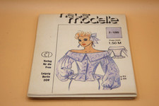 DDR Schnittmuster Schnittbogen NEUE MODELLE Verlag für die Frau Bluse g82/88