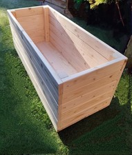 Handmade* Wooden Garden Planter Veg Bed PlantPot Flower Reclaimed Wood 100x40x40