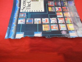 The Simpsons Bart vs. Space Mutants Nintendo Power NES Promo Poster DAMAGED