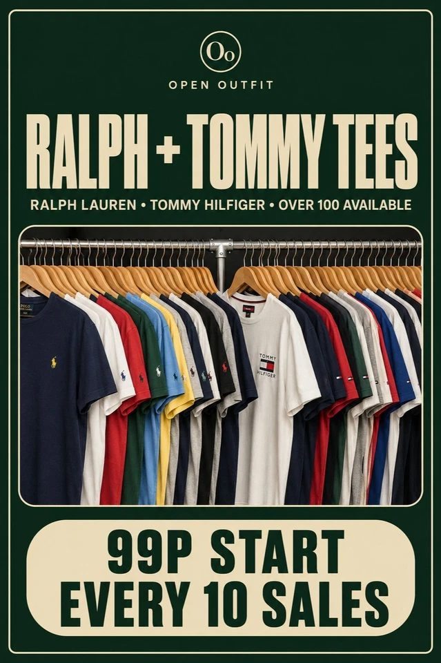 TOMMY RALPH TEE MIX OPEN OUTFIT