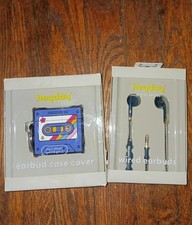 Heyday Earbud Bundle- Cassette Airpod Case, Wired Earbuds Artist Collection New