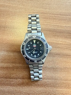 TAG Heuer 2000 schwarzes Zifferblatt Damenuhr - 973.008