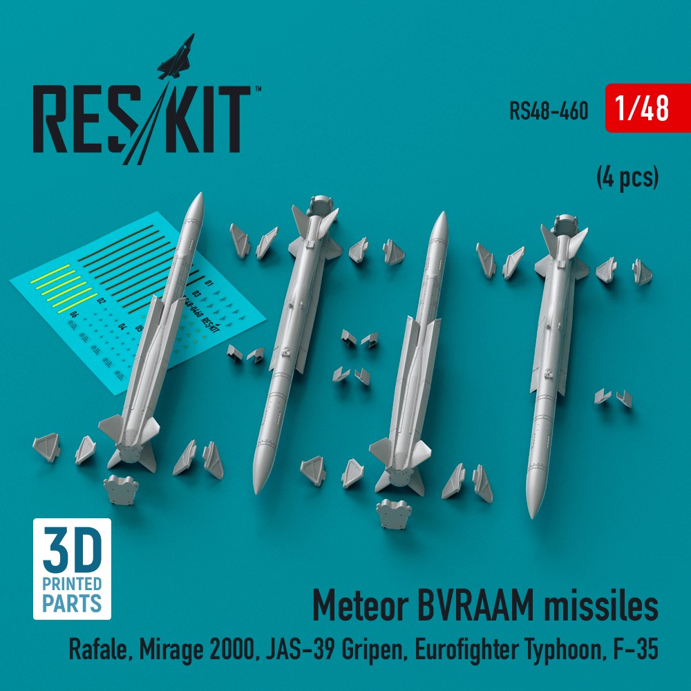 ResKit RS48-0460 1:48 Meteor BVRAAM missiles