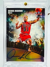 2017-18 Panini Vanguard Dennis Rodman Cosmic Force AUTO /49 LAST PRINT 49/49 NBA