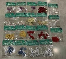 NEW NICE LOT OF MINI FLOWERS-JOLEE'S BY YOU SET OF 19