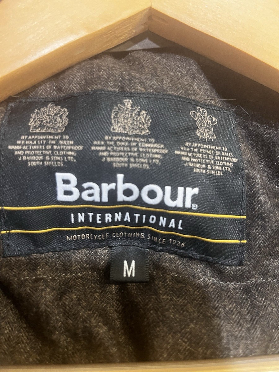 Barbour International Weir Wax Jacket MWX1229 Olive Men's Medium