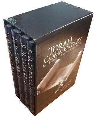 Torah Commentary by Samuel David Luzzatto 4 Vol Set w/index Lambda 2012 Munk VG