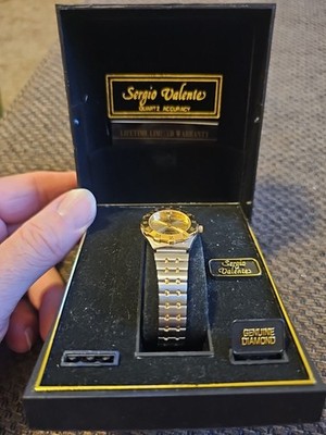 Sergio Valente Watch Women Gold Tone Barrel Case Genuine  display picture 1