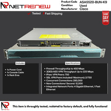 Cisco ASA5520 ASA5520-BUN-K9 VPN Plus License