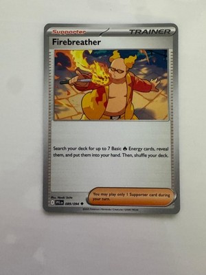 Firebreather 089/094 Uncommon Phantasmal Flames Pokemon Near Mint