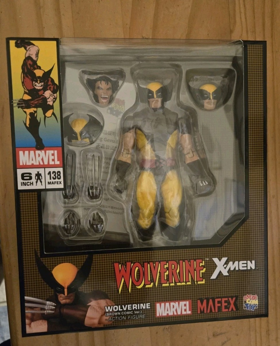 Medicom Toy MAFEX Wolverine Brown Comic Ver. 5.7 in. Figure