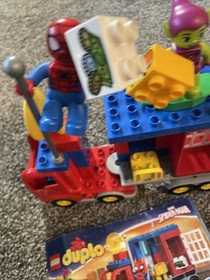 Spider-Man and Friends Funfair Adventure Lego Duplo 10963 And 10608 Complete
