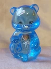 Fenton Blue Art Glass Bear Figurine You're Special Signed K Brightbill Vintage