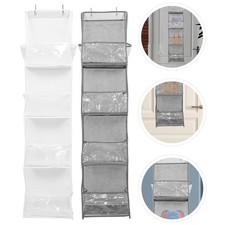 2Pcs Reusable Door Hanging Organizer for Storage Assorted Color Hanging Bags