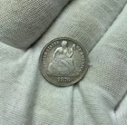 1876-S Seated Liberty Silver Dime 10c - Q268