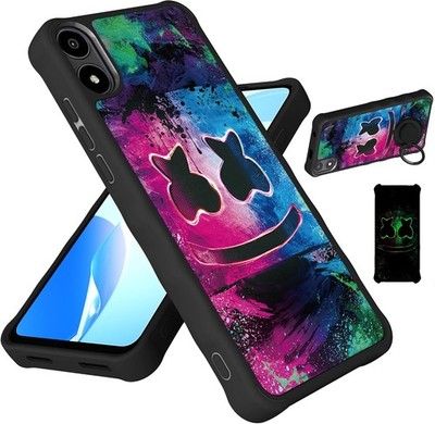 AriVoice A67L Case for FoxxD A67L Phone Cover Ring Holder Shockproof Luminous FR