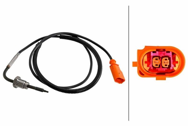 Hella 6PT 010 376-881 Sensor, Abgastemperatur FüR VW-image